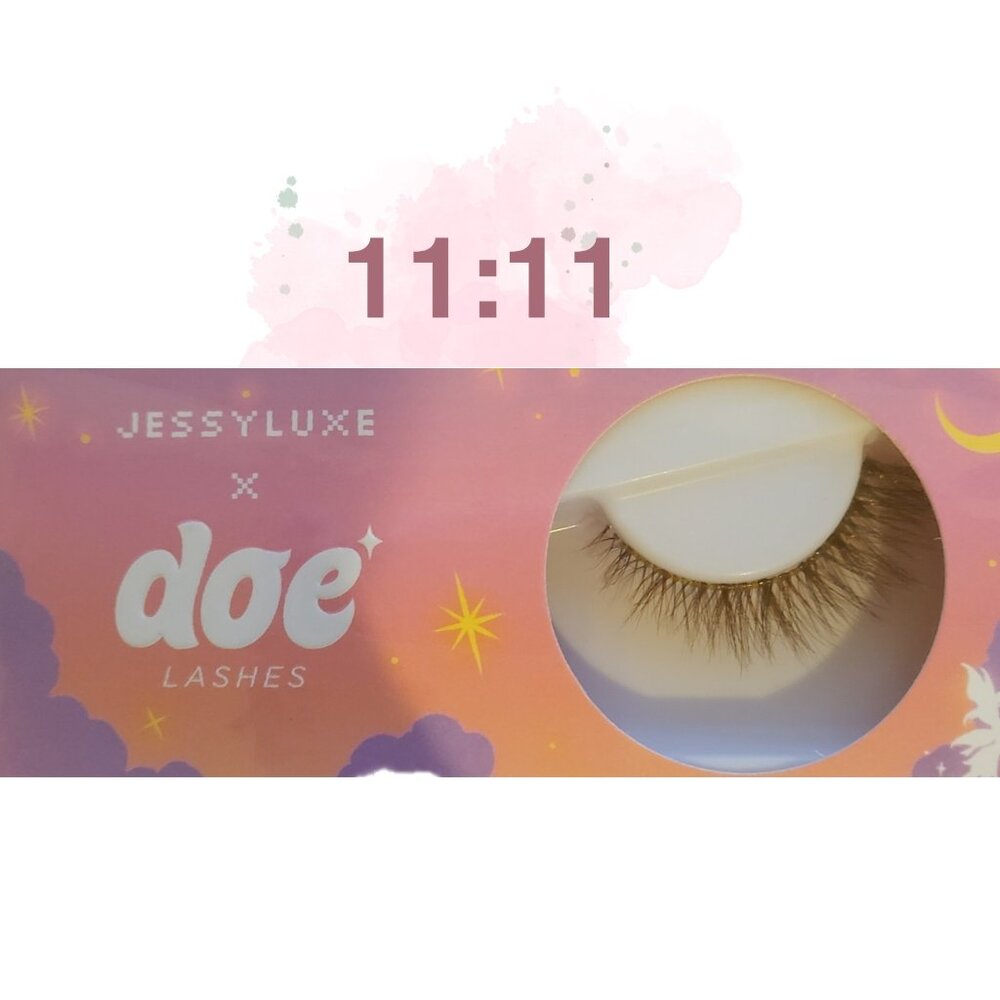 11:11 Lashes by JessyLuxe x Doe Lashes (Natural Look)